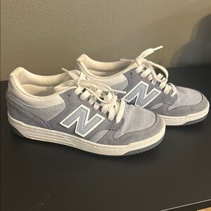 New Balance Classic Gray and White Shoes